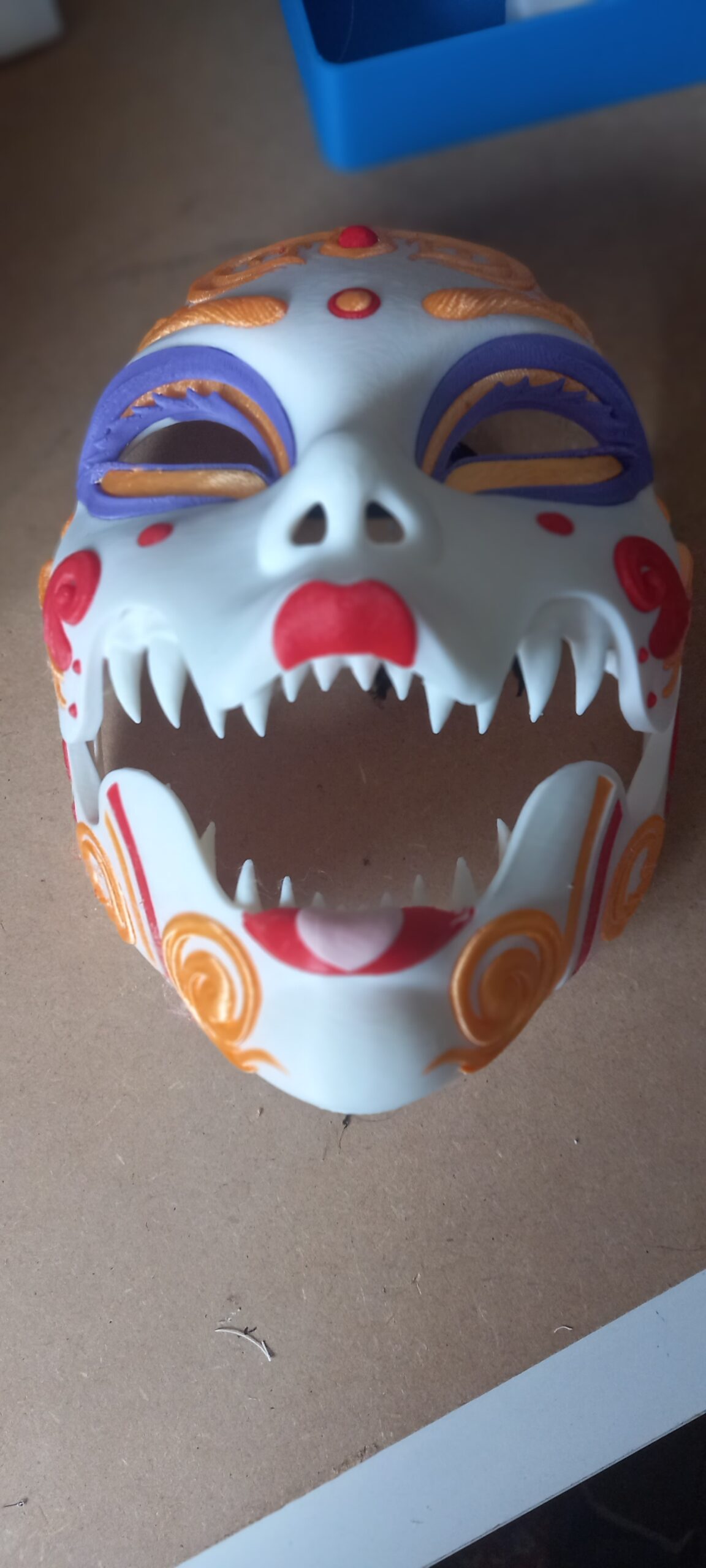Demonic Mask Dark Design for Halloween and Collection