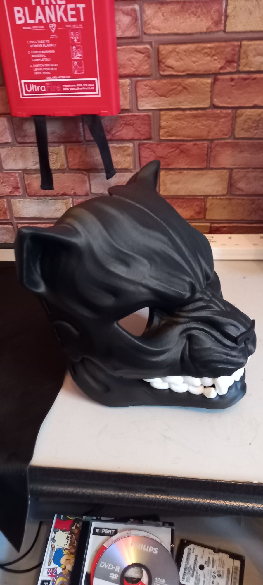 Black Panther Articulated Jaw Mask