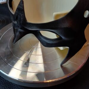 3d printed Nightwing mask Black printed in petg for soft contact